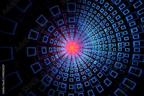 Illustration: Abstract techno background Abstract techno background