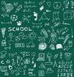 School Doodle texture