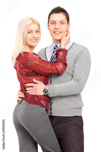Photo: Young couple in an embrace Young couple in an embrace