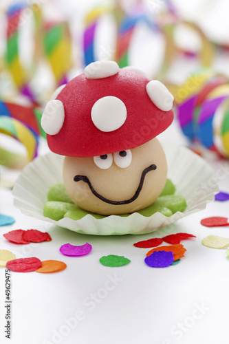 Photo: Marzipan mushroom Marzipan mushroom