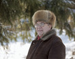Foto: Elderly the man on walk Elderly the man on walk