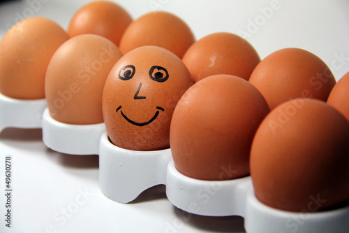 Photo: Smile Face On The Egg Smile Face On The Egg