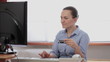 Attractive woman buying online with her credit card