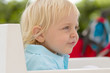 Cute litlle blond boy
