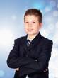 Adorable future businessman
