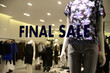 Final Sale sign concept of discount shopping