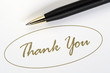 Photo: The words Thank You concepts of appreciation and thankfulness The words Thank You concepts of appreciation and thankfulness