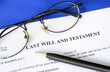 Last Will and Testament concept of estate planning