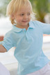 Cute little blond boy