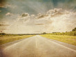 road in a fields