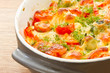 vegetables baked with cheese