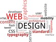 word cloud - web design