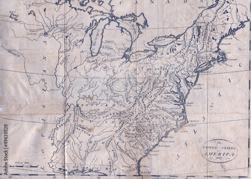 Photo: old map old map