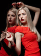 beautiful blonde woman