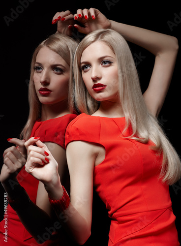 Photo: beautiful blonde woman beautiful blonde woman