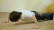 Video: Child Doing Push-Ups Child Doing Push-Ups
