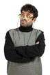 person with arms crossed