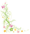 Frühling, frame, Blätter, Laub, Ranke, bunt