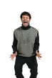 Photo: man on white background man on white background