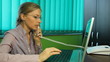 Video: Angry business woman at office, corporate Angry business woman at office, corporate