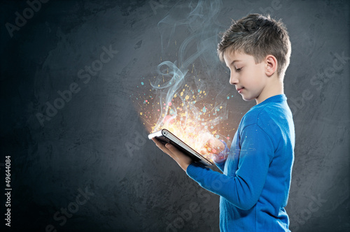 Photo: Child with Tablet PC Child with Tablet PC