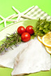 plaice fillets in preparation