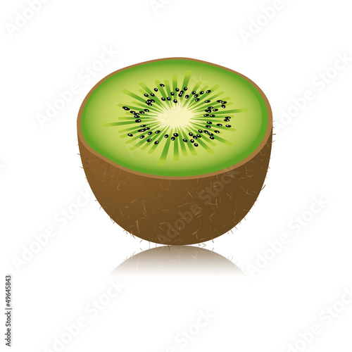 Illustration: Moitié de kiwi Moitié de kiwi