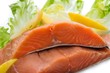 Salmon steaks.