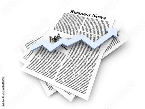 Illustration: Business News - Aufwärtstrend Business News - Aufwärtstrend