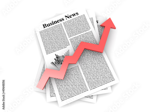 Illustration: Business News - Aufwärtstrend Business News - Aufwärtstrend