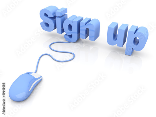Illustration: Sign up Sign up