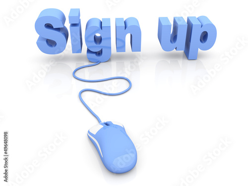 Illustration: Sign up Sign up