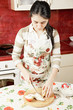 Photo: Woman cutting apple Woman cutting apple