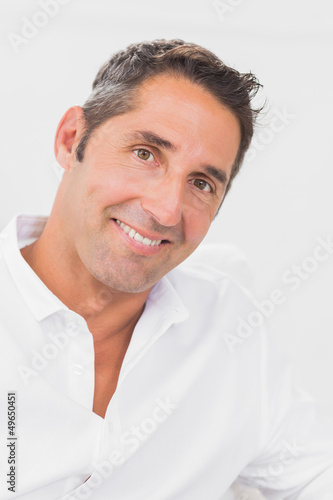 Photo: Man smiling at camera Man smiling at camera