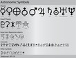 Astronomic Symbols