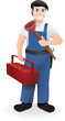 Happy Plumber