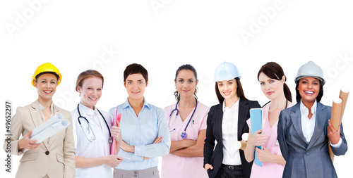 Photo: Happy female workers Happy female workers
