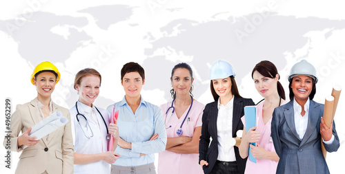 Photo: Happy women workers Happy women workers