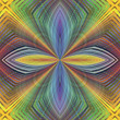 Seamless funky pop texture with optic illustion