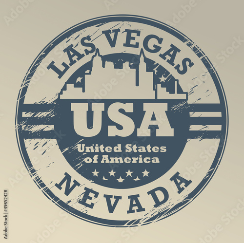 Vector: Grunge rubber stamp with name of Nevada, Las Vegas, vector Grunge rubber stamp with name of Nevada, Las Vegas, vector