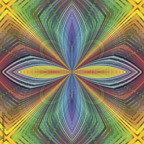 Vector: Seamless funky pop texture with optic illustion Seamless funky pop texture with optic illustion