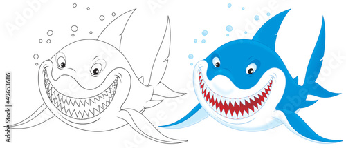 Illustration: Great white shark Great white shark