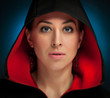 Portrait of a beautiful mysterious woman