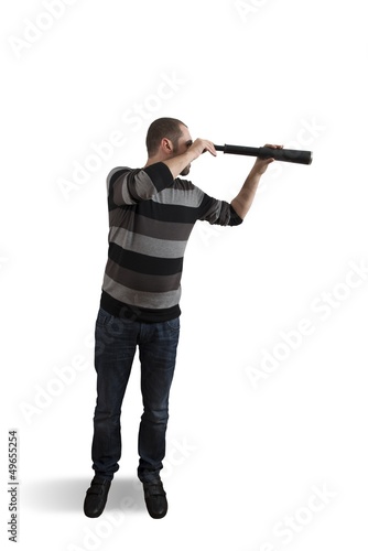 Photo: Businessman looking for business Businessman looking for business