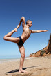 Photo: Man doing yoga pose king of dances Man doing yoga pose king of dances
