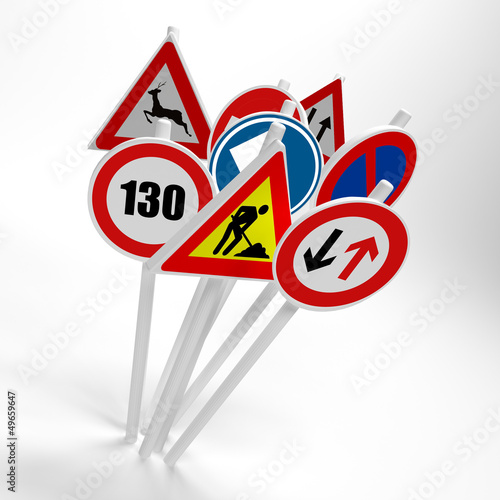 Photo: panneaux routiers panneaux routiers