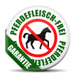 button rund pferdefleisch-frei garantie I