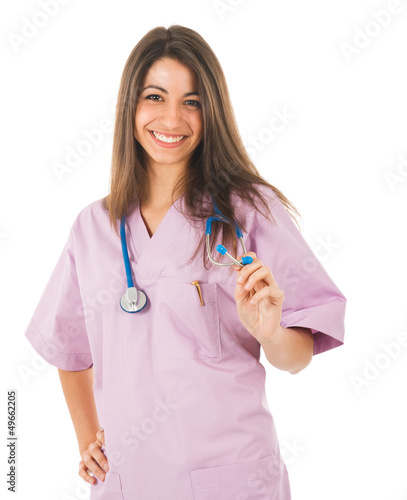 Photo: Smiling nurse portrait Smiling nurse portrait