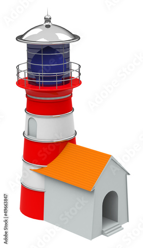 Illustration: Der Leuchtturm Der Leuchtturm