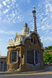 House to administrations park, Barcelona, Spain.